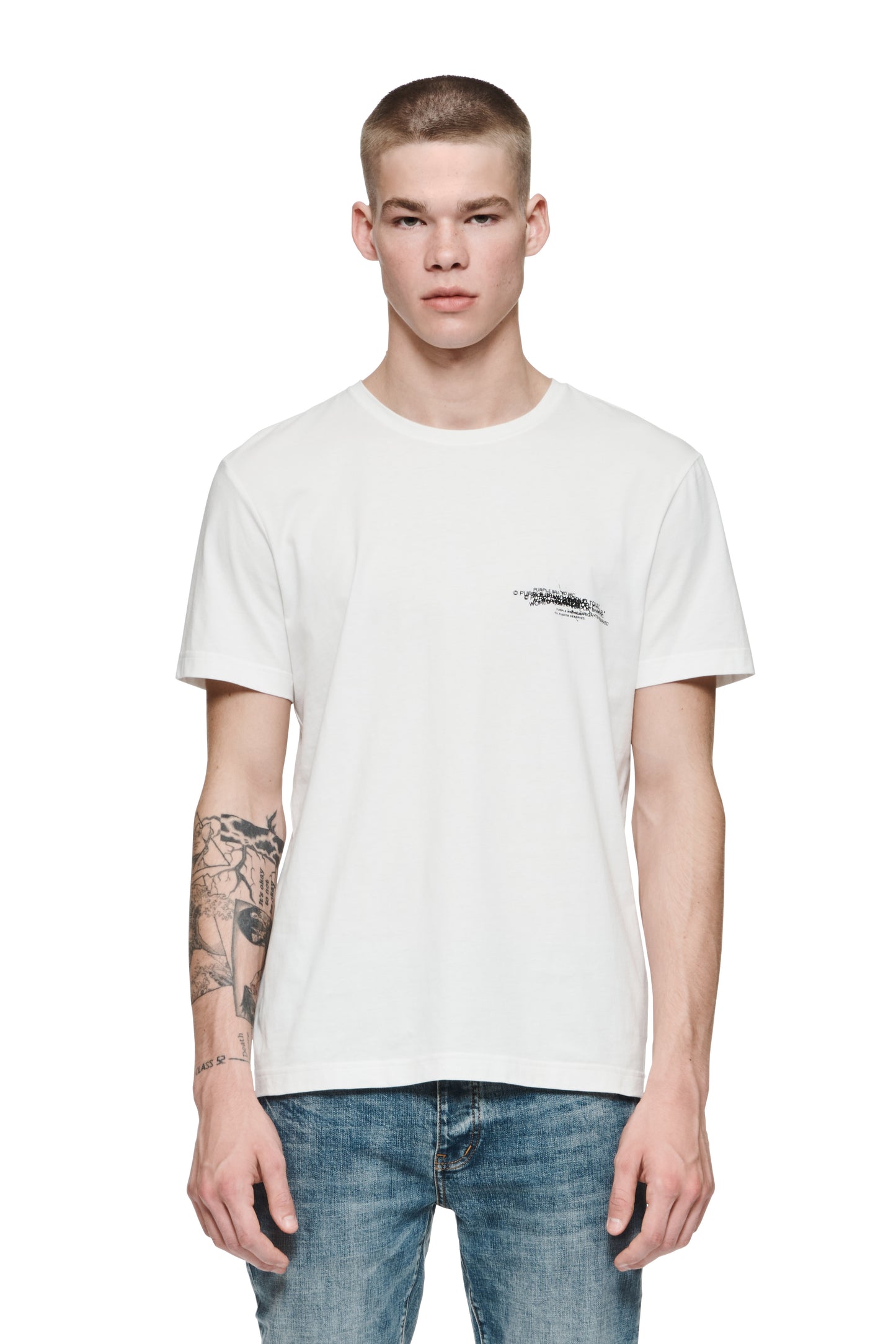 Circle Wordmark Brilliant White T-Shirt