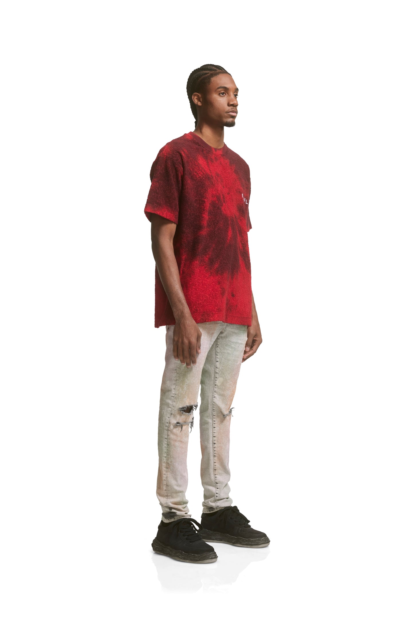 P001 LOW RISE SKINNY JEAN - Muted Acid Camo