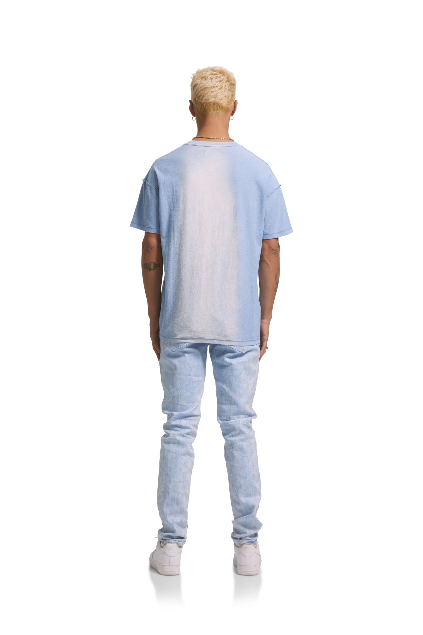P101 RELAXED FIT TEE -  Core Big Placid Blue