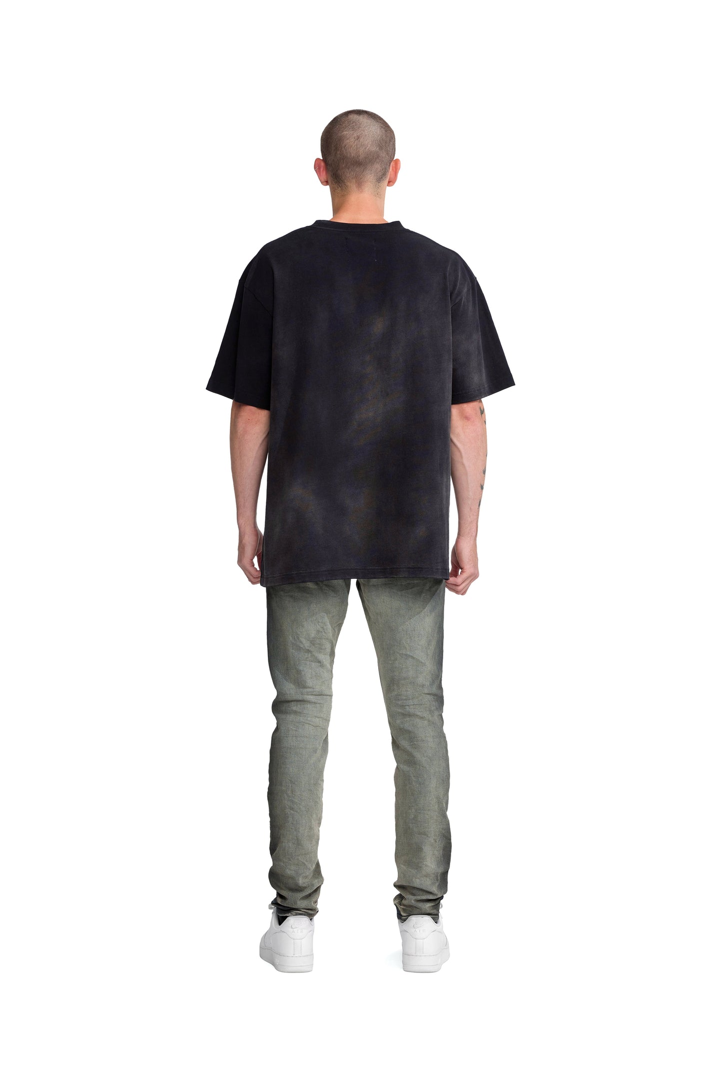 P117 OVERSIZED FIT T-SHIRT - Enzyme Washed Stack