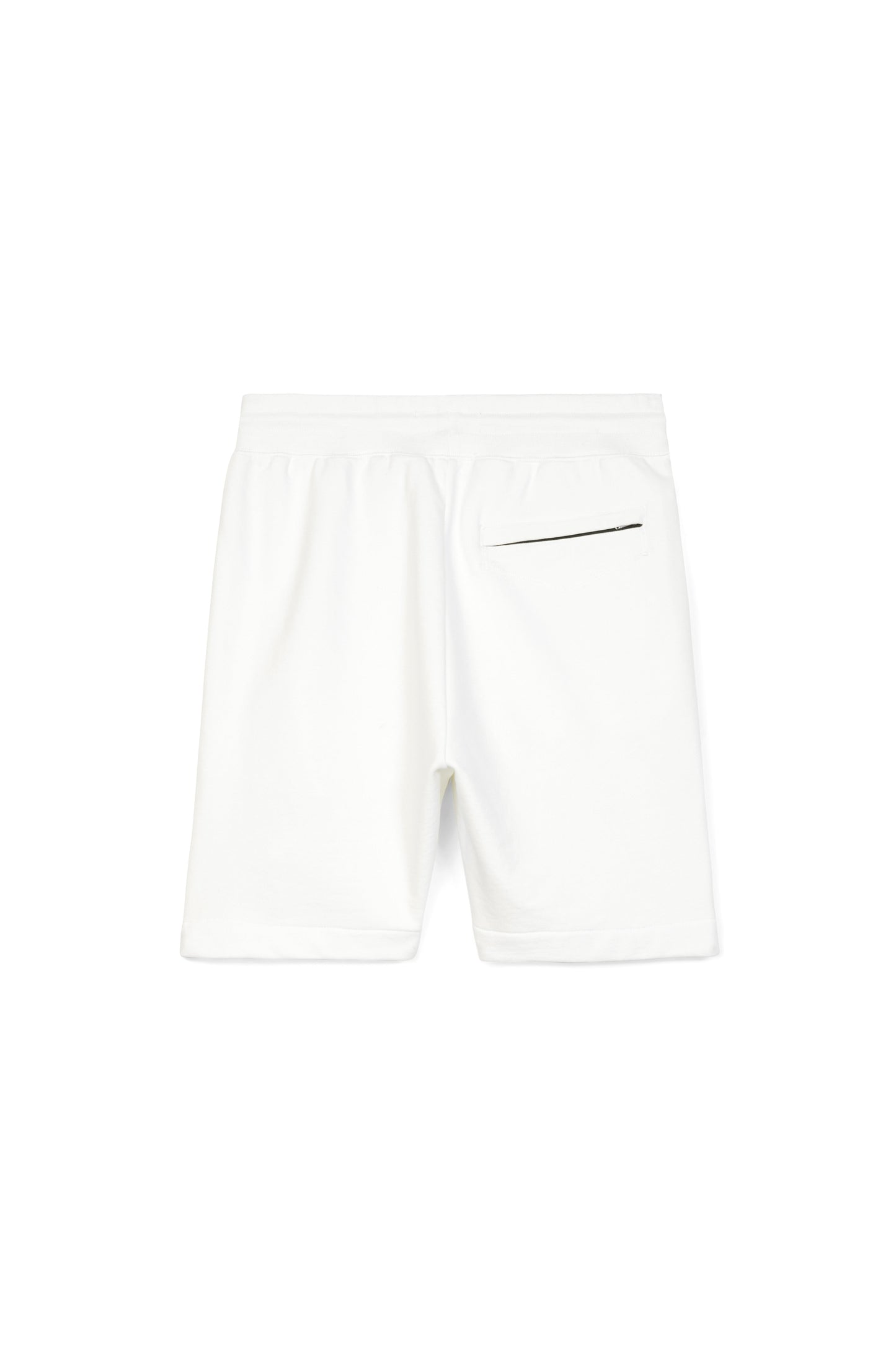 P413 RELAXED FIT SHORT - French Terry Wordmark Coconut Milk